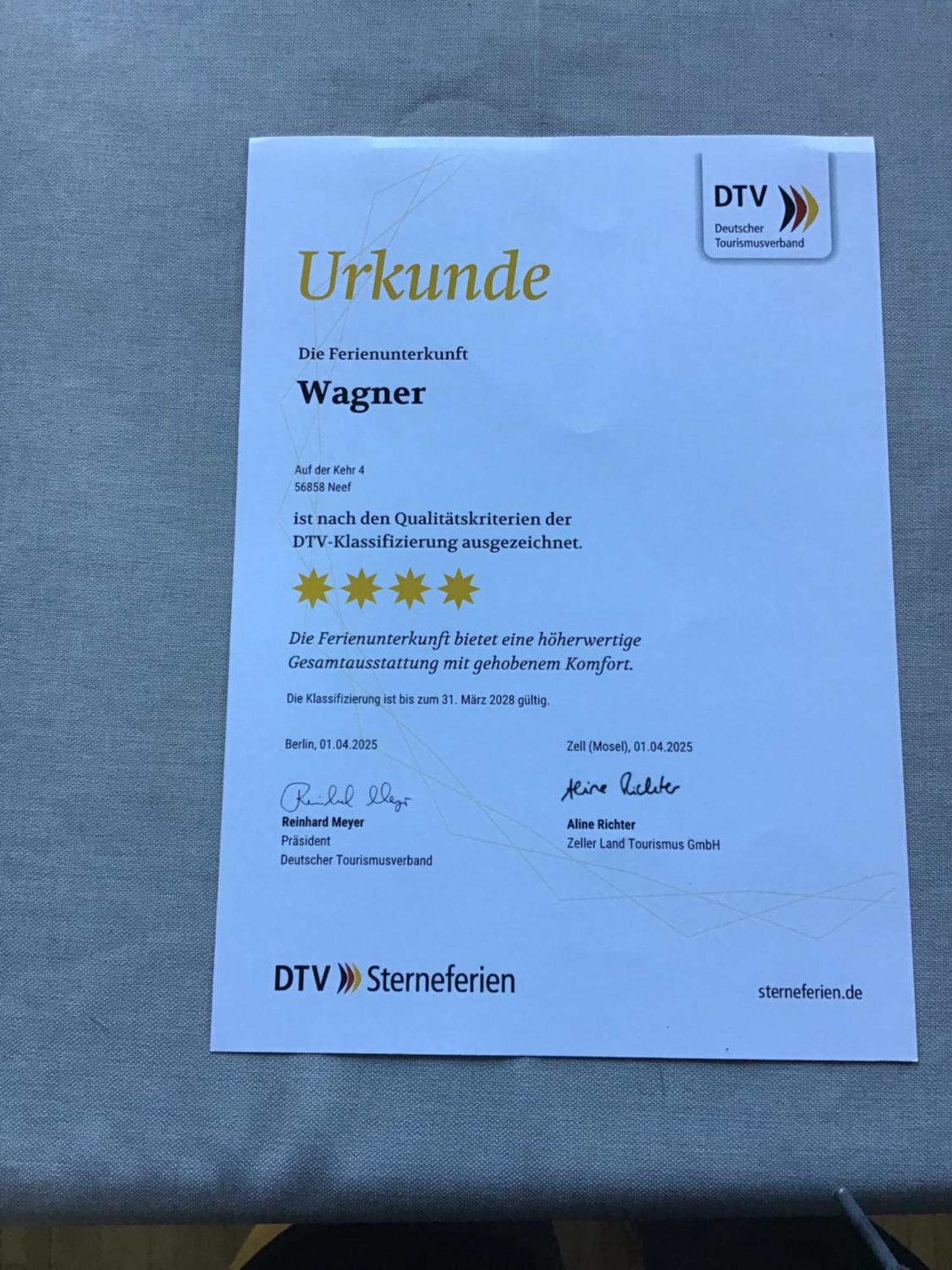 Ferienwohnung Wagner 4 Sterne Neef Buitenkant foto